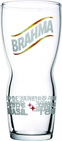 Brahma ølglas m. logo