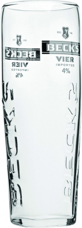 Becks Vier ølglas m. logo