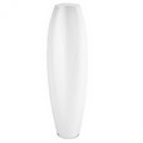 Vase, model RIGA, mundblæst glas - hvid opal glas