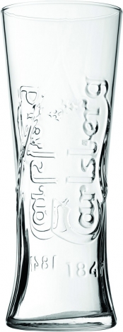 Carlsberg ølglas med logo
