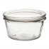 Traditionel opbevaringsglas med låg - lavt - 250 ml