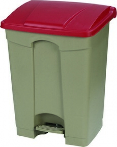 Red  Step-On Container 45.4L